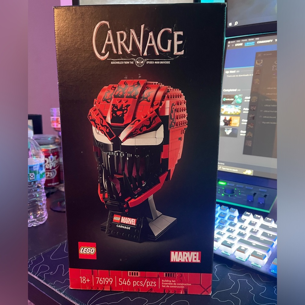 NIB Marvel Comics Carnage Lego **RETIRED**